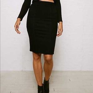 American Eagle ribbed casual pencil skirt